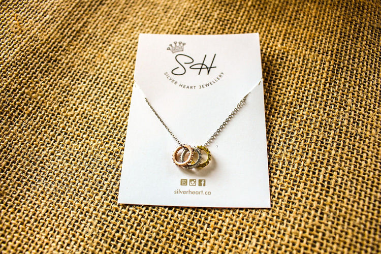 Tri Colour Necklace ♡