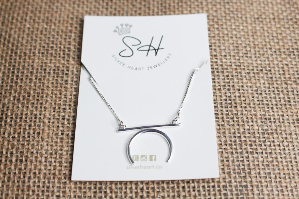 Crescent Moon Necklace ♡