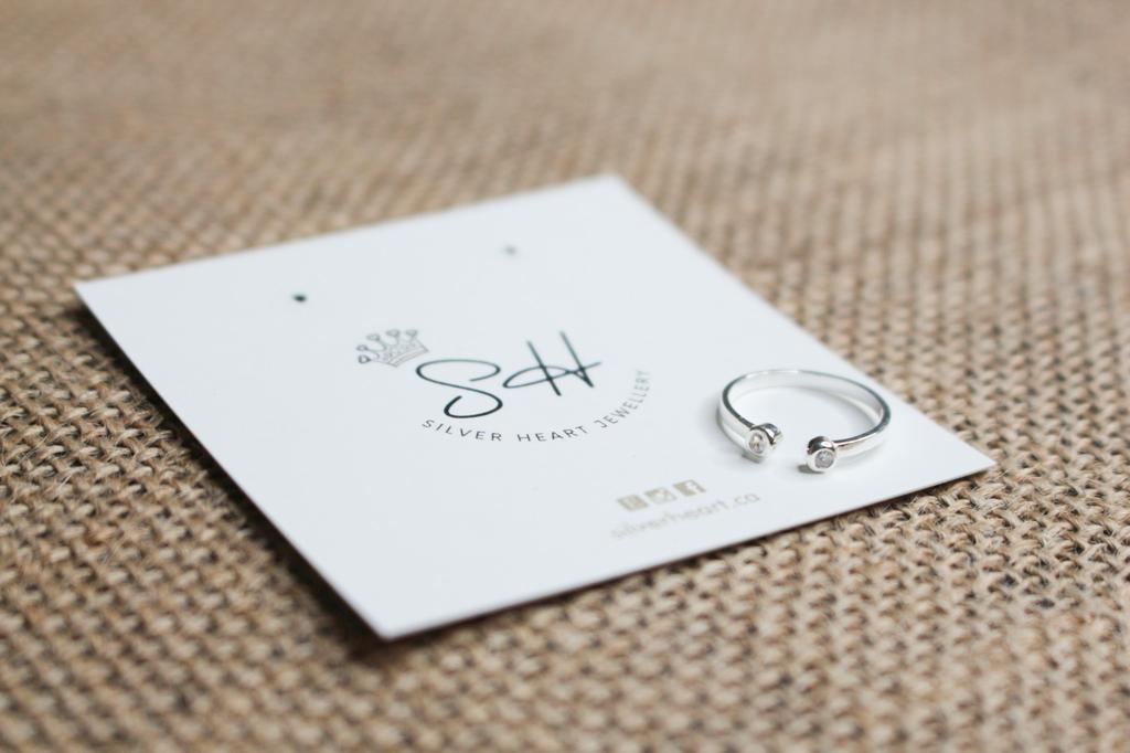 Two stone mid Ring ♡